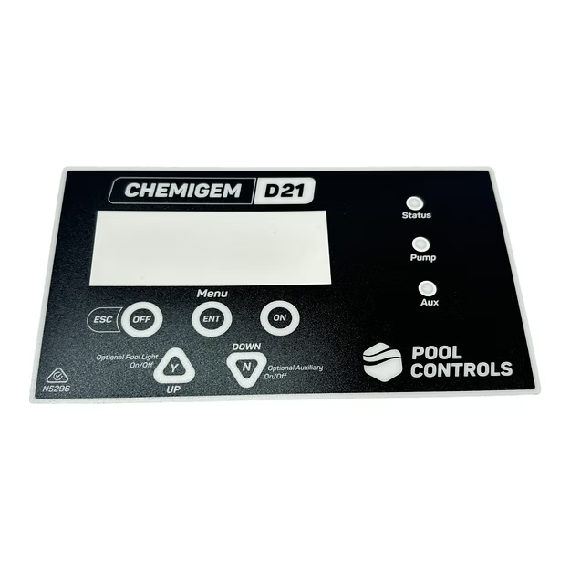 Pool Controls Replacement Front Lable D21 Pool Controls Replacement Front Lable D21